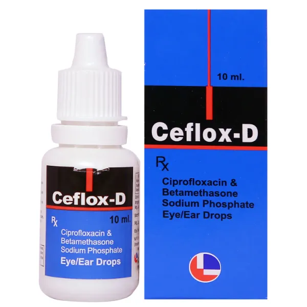 Ciplox D Eye/Ear Drop - Ciprofloxacin/Dexamethasone product image