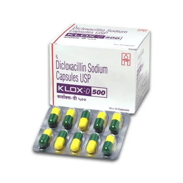 Klox D 500mg - DicloXacillin Capsule product image