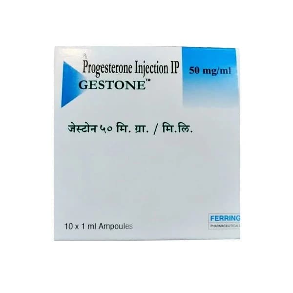 Gestone 50mg - Progesterone Injection 1ml