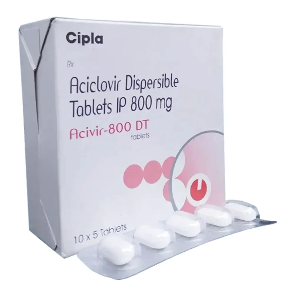 Acyclovir 800mg - Acivir 800mg DT Tablet