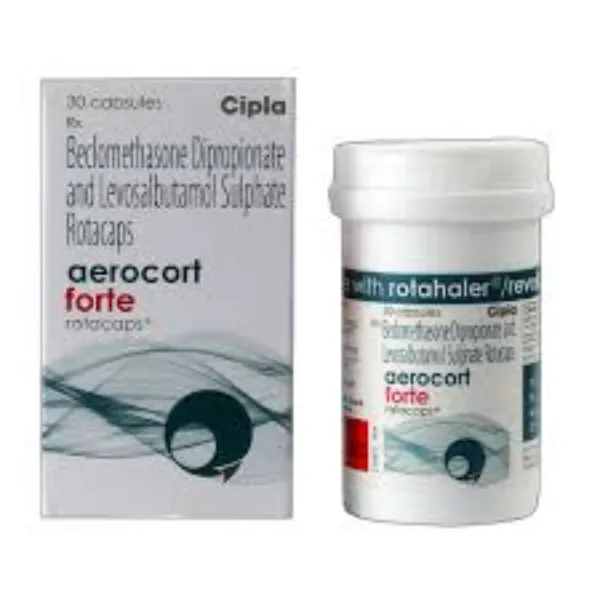 Aerocort Forte Rotacaps 200mcg – Beclometasone/Levosalbutamol