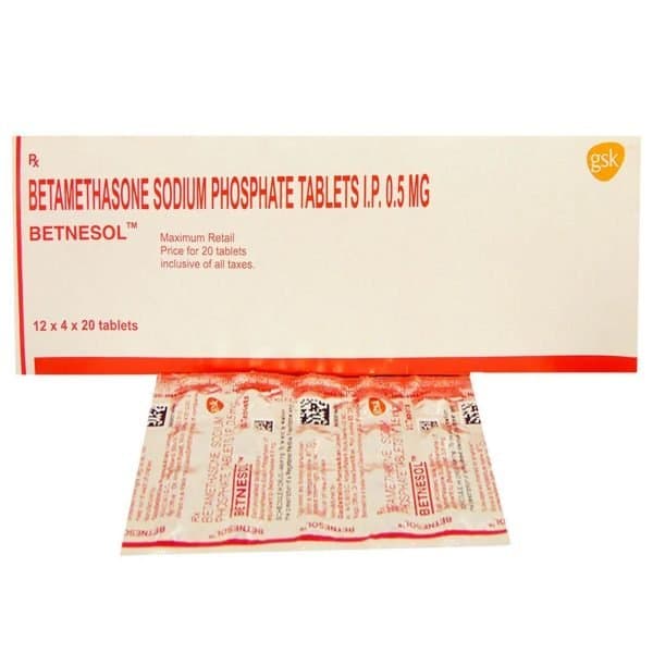 Betnesol 0.5 – BETAMETHSONE SODIUM PHOSPHATE