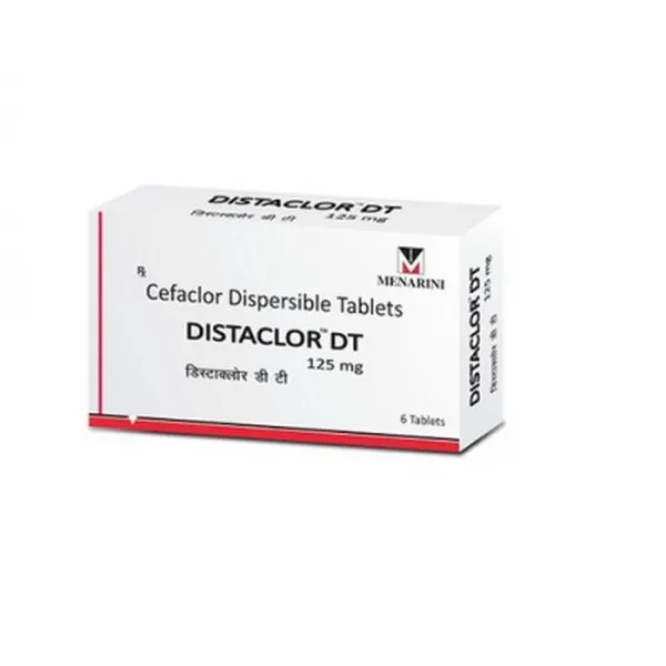 Distaclor DT 125 Mg - Cefaclor 10 Tablets
