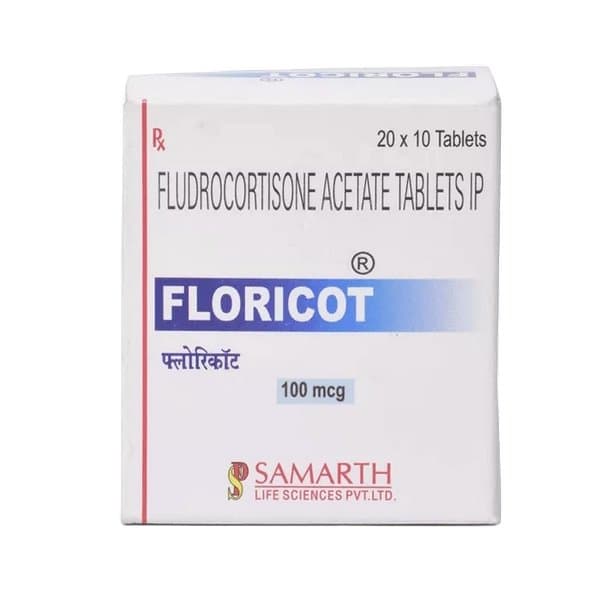 Floricot 100mg - Fludrocortisone Tablet