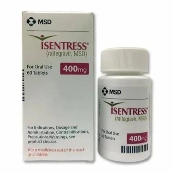 ISENTRESS 400 - RALTEGRAVIR Tablet 400mg