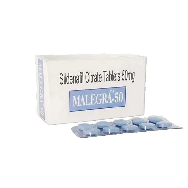 Malegra 50mg – Sildenafil 50mg