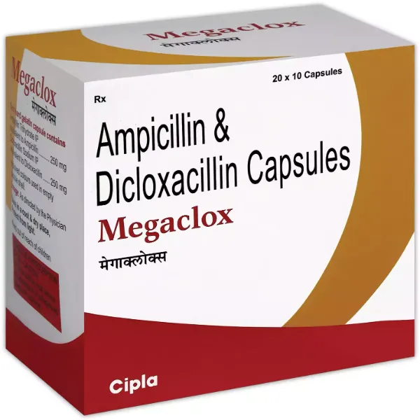 Megaclox 500mg - Ampicillin/Cloxacillin