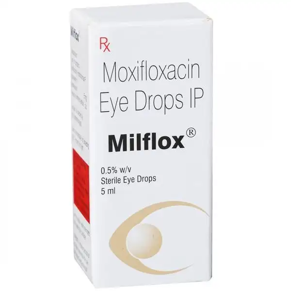 Milflox Eye Drop 5ml - Moxifloxacin 5ml