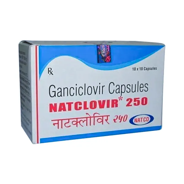 Ganciclovir 250mg - Natclovir 250mg Capsule
