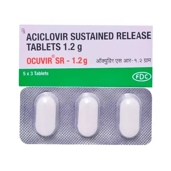 Ocuvir 1200mg Tablet – Acyclovir 1200mg
