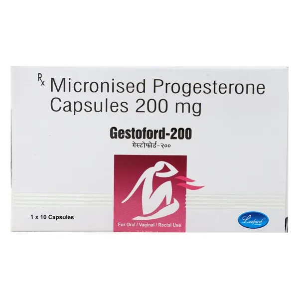 Progesterone 200mg Softgel Capsule – Gestoford