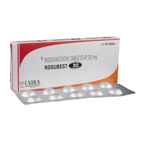 Rosuvastatin 20mg – Rosubest 20mg
