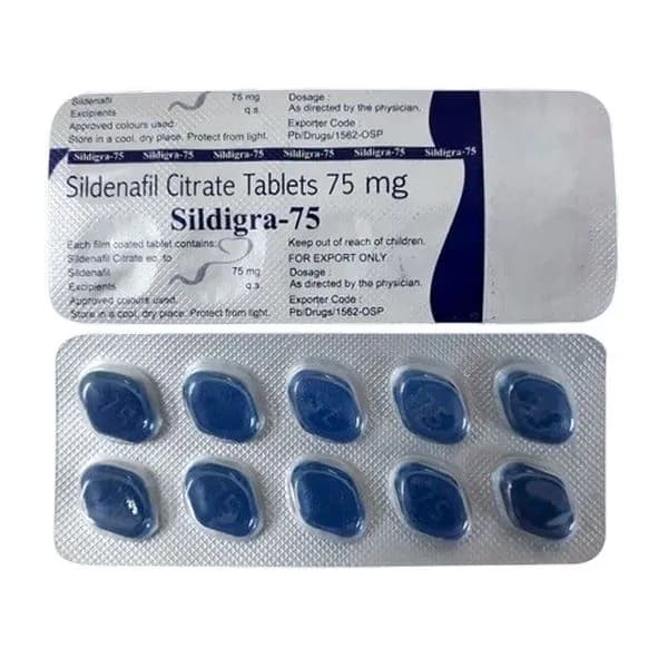 Sildigra 75 mg - Sildenafil 75 mg
