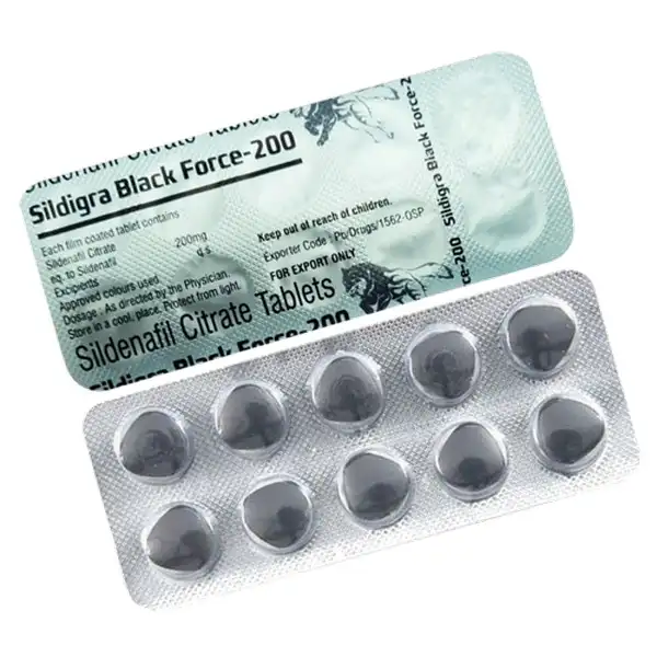Sildigra Black Force 200 mg - Sildenafil 200 mg