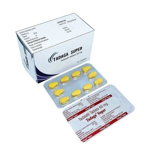 Tadaga Super 60mg - Tadalafil 60mg
