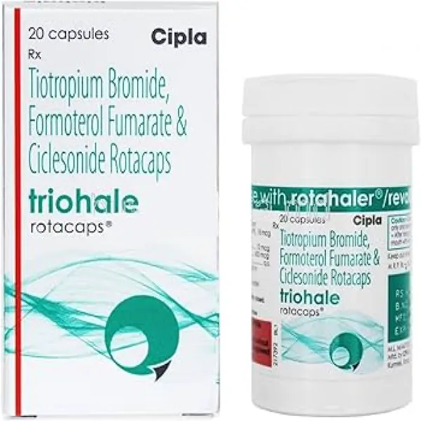 TRIOHALE ROTACAPS -TIOTROPIUM/FORMOTEROL/CICLESONIDE