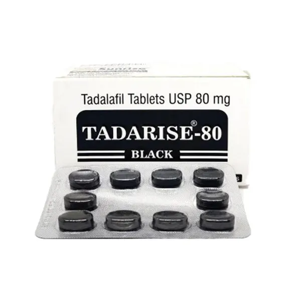 Tadarise Black 80mg - Tadalafil 80mg product image