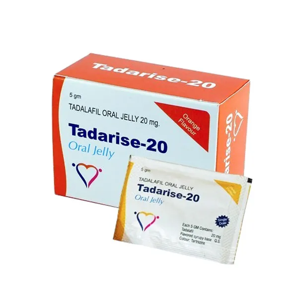 Tadarise Oral Jelly 20mg - Tadalafil 20mg