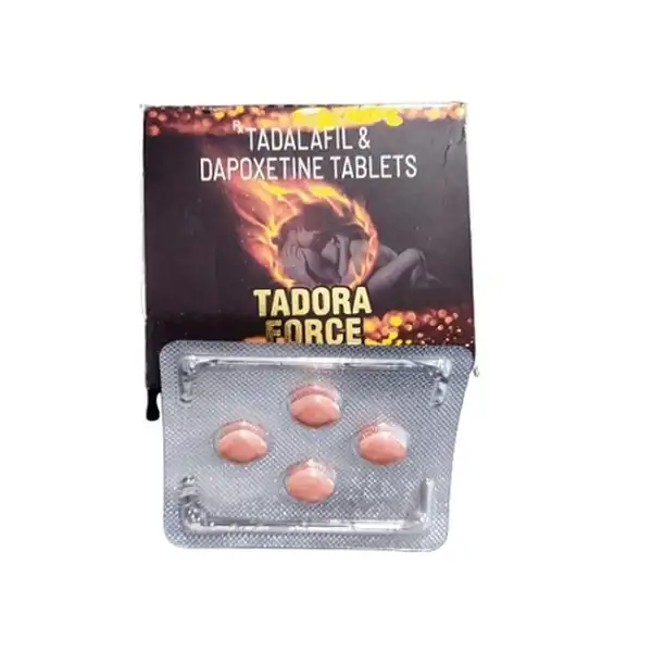 Tadora Force 20/60mg- Tadalafil/Dapoxetine Tablet