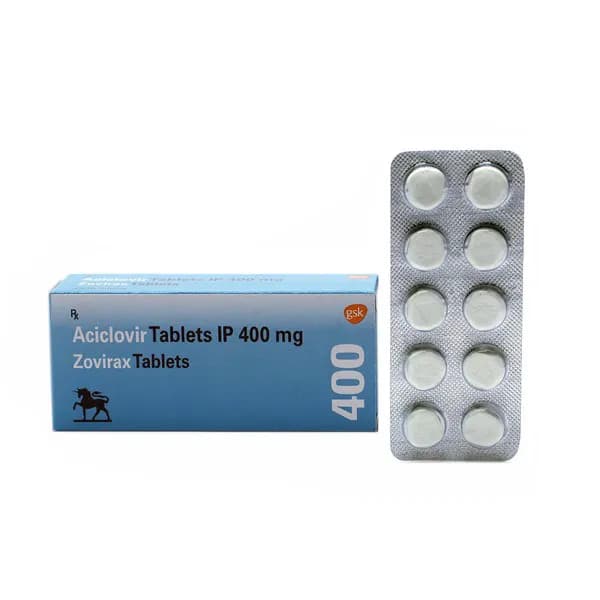 Zovirax 400mg Tablet - Acyclovir 400mg