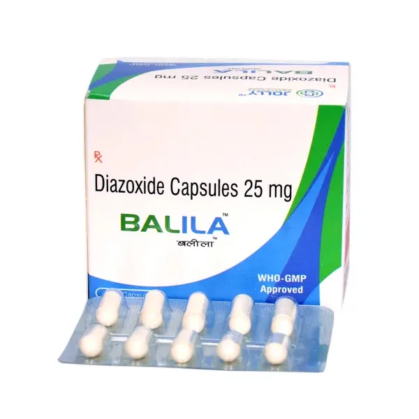 Balila 25 Mg – diazoxide capsules