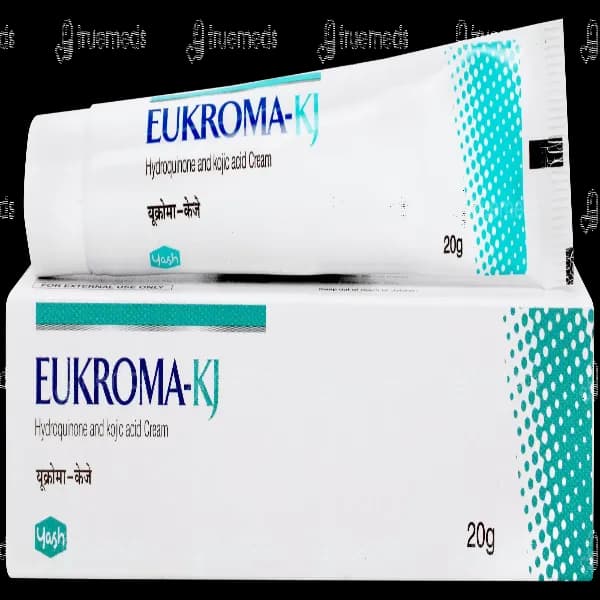 EUKROMA KJ CREAM 20GM -HYDROQUINONE/KOJIC ACID