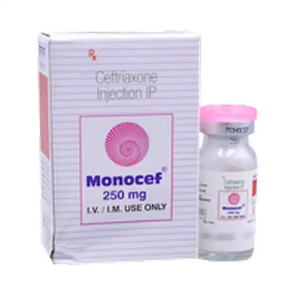 Monocef 250 Injection - Ceftriaxone 250mg product image