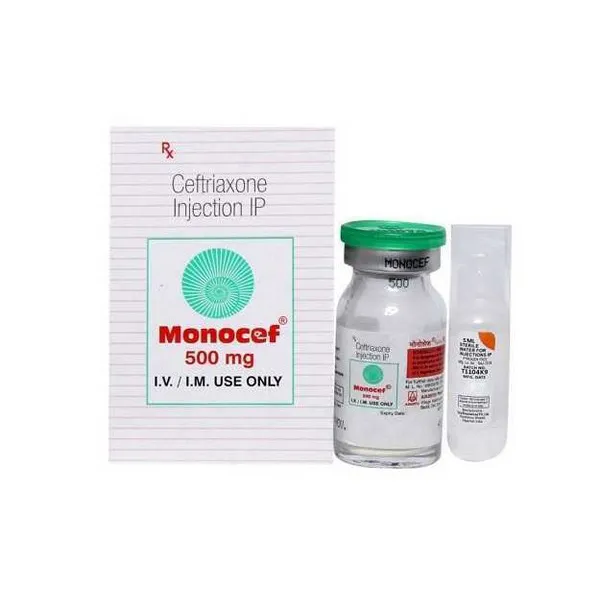 Monocef 500 Mg Injection - Ceftriaxone product image