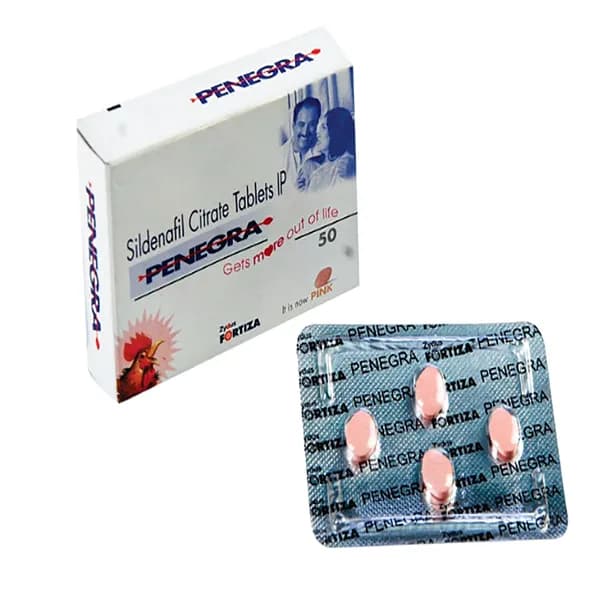 Penegra 50mg Tablet - Sildenafil 50mg
