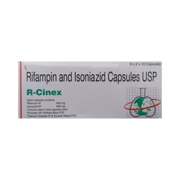 R-CINEX 300mg/450mg – ISONIAZID/RIFAMPICIN