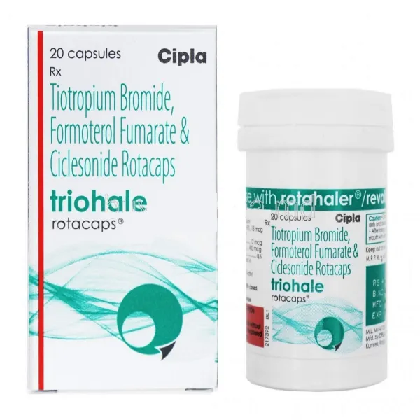 TRIOHALE INHALER -TIOTROPIUM/FORMOTEROL/CICLESONIDE