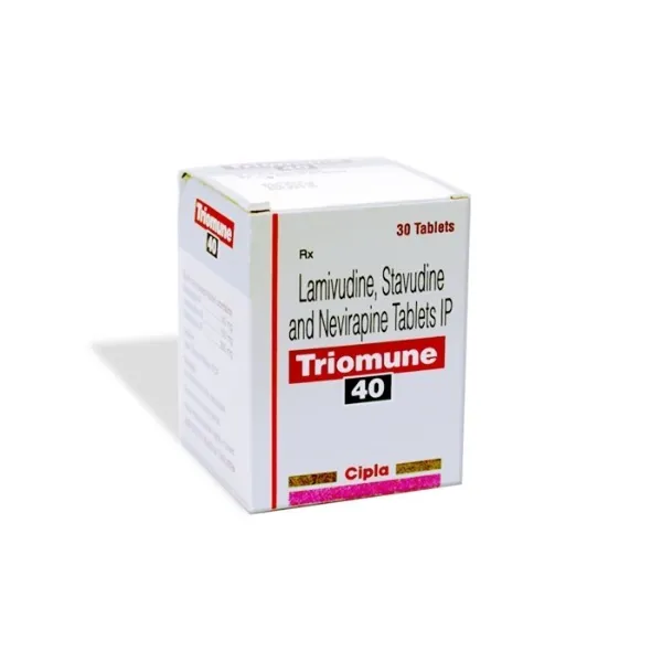 TRIOMUNE 40MG/150MG/200MG STAVUDINE/LAMIVUDINE/NEVIRAPINE