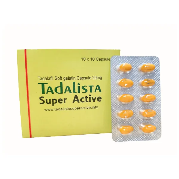 Tadalista Super Active - Tadalafil 20mg Tablet