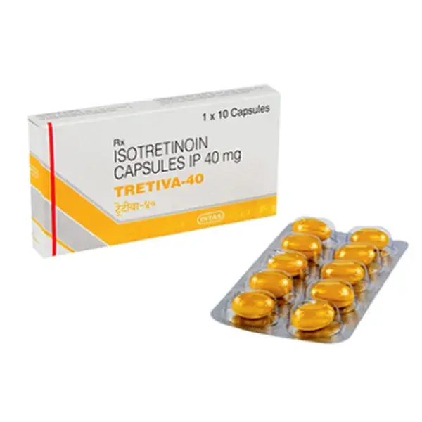 Tretiva 40mg Soft Capsule – Isotretinoin 40mg