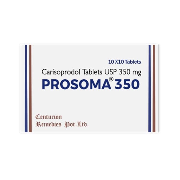 Prosoma 350 mg - Carisoprodol 350 mg