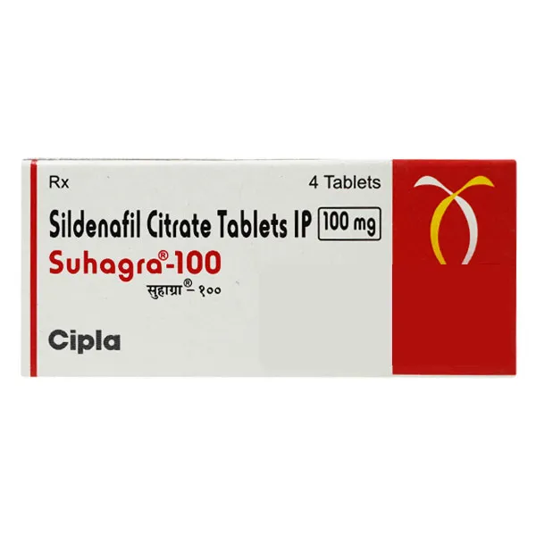 Suhagra 100mg Tablet - Sildenafil 100mg