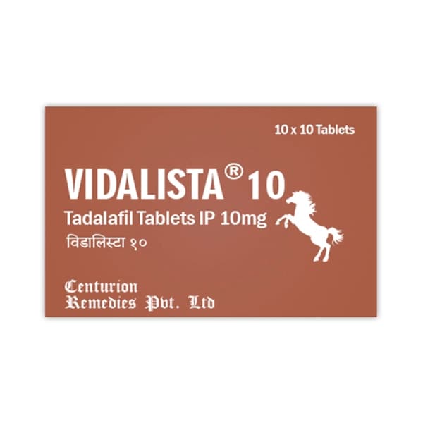 Vidalista 10mg - Tadalafil 10mg