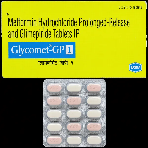 Glycomet-GP 1mg Tablet