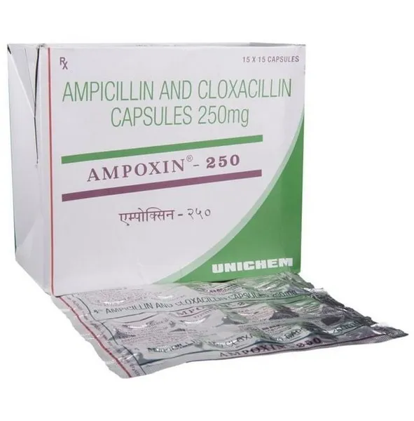 Ampoxin 250Mg - Ampicillin 125mg in Australia product image