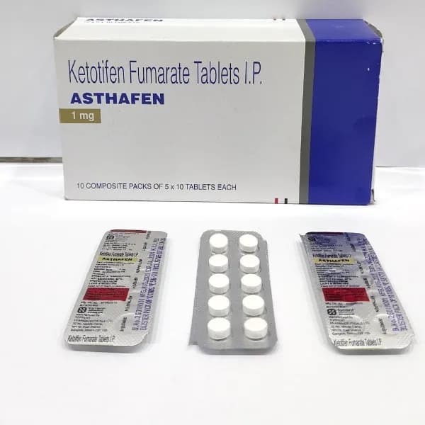 ASTHAFEN 1MG - KETOTIFEN AUSTRALIAN TABLETS
